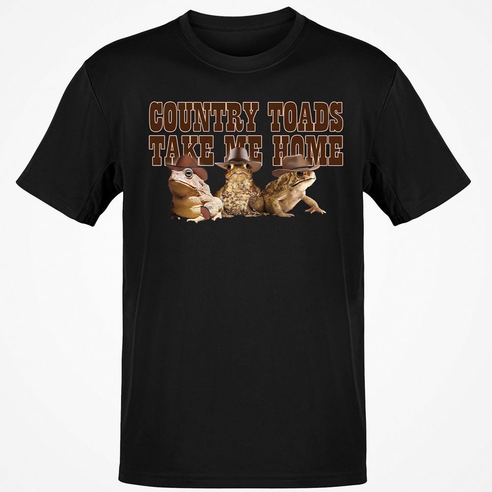 Country Toads Take Me Home - Black - 1