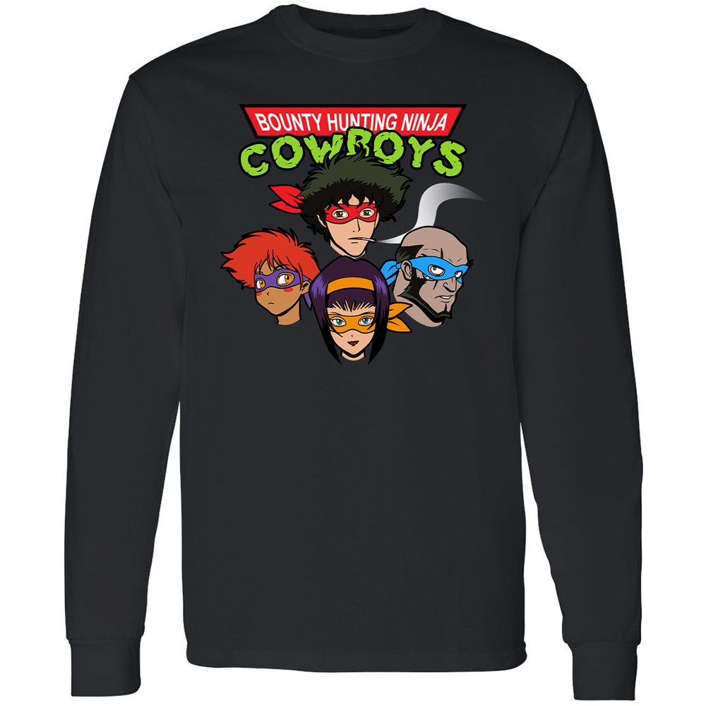 Long Sleeve T-Shirt - 62CAB1N3 - Black - 1