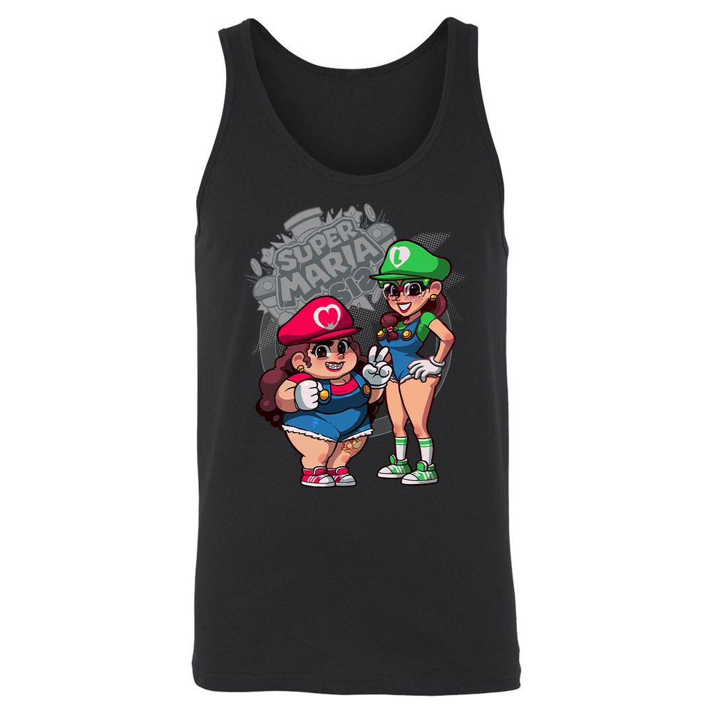 Unisex Jersey Tank - N9XXXAA5 - Black - 1