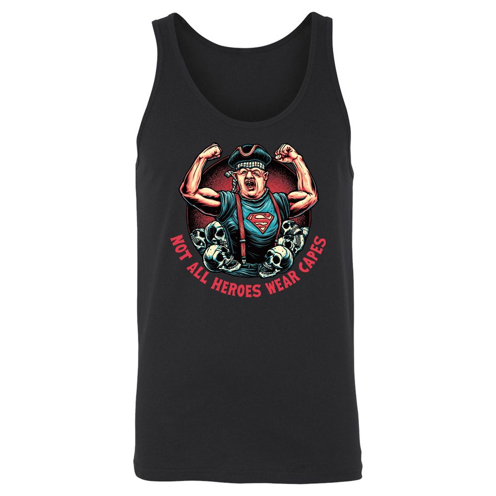Unisex Jersey Tank - HK3JFYX9 - Black - 1