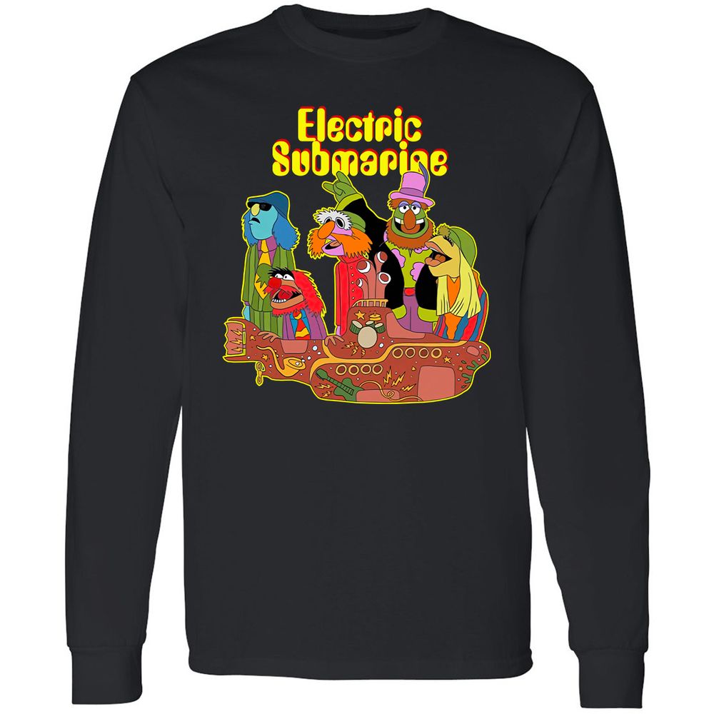 Long Sleeve T-Shirt - ATH94HUB - Black - 1