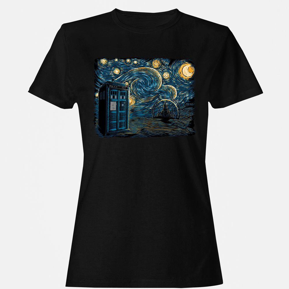 Women's T-Shirt - XAXQBYWX - Black - 1