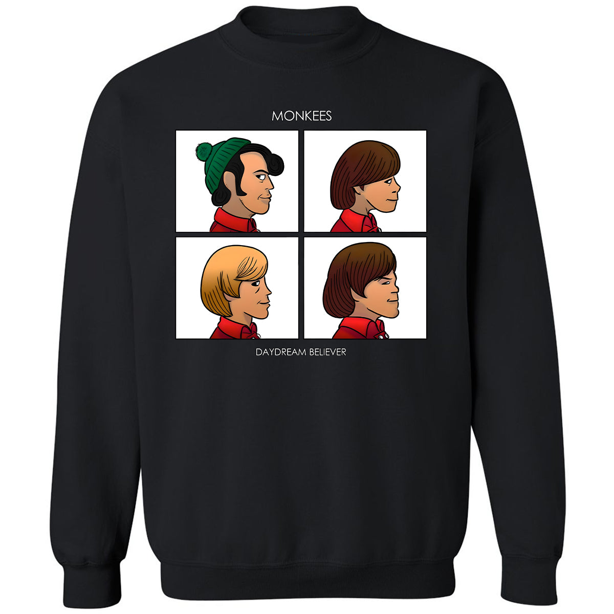 Classic Unisex Sweatshirt - TJV9AY2X - Black - 1