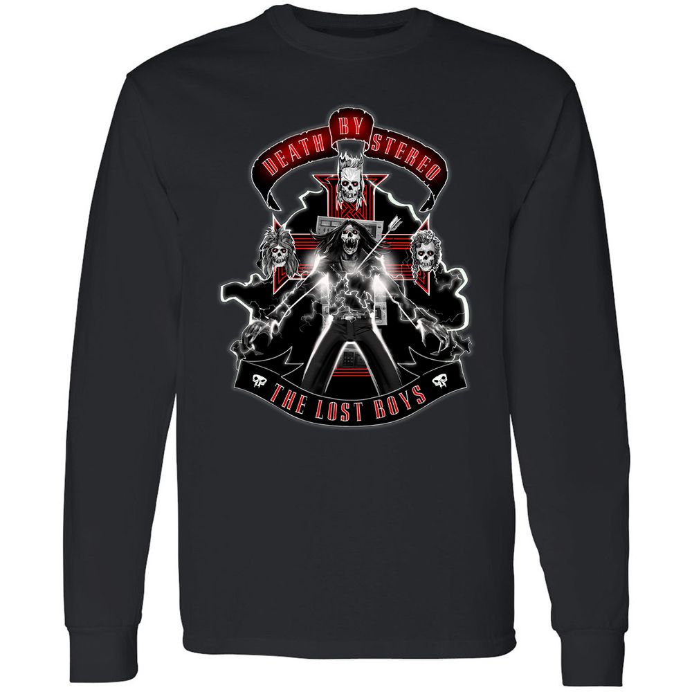 Long Sleeve T-Shirt - DLJYCZBD - Black - 1