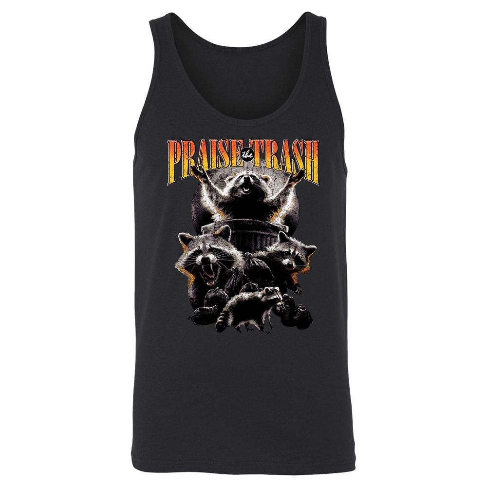 Unisex Jersey Tank - 4SBKHQLF - Black - 1