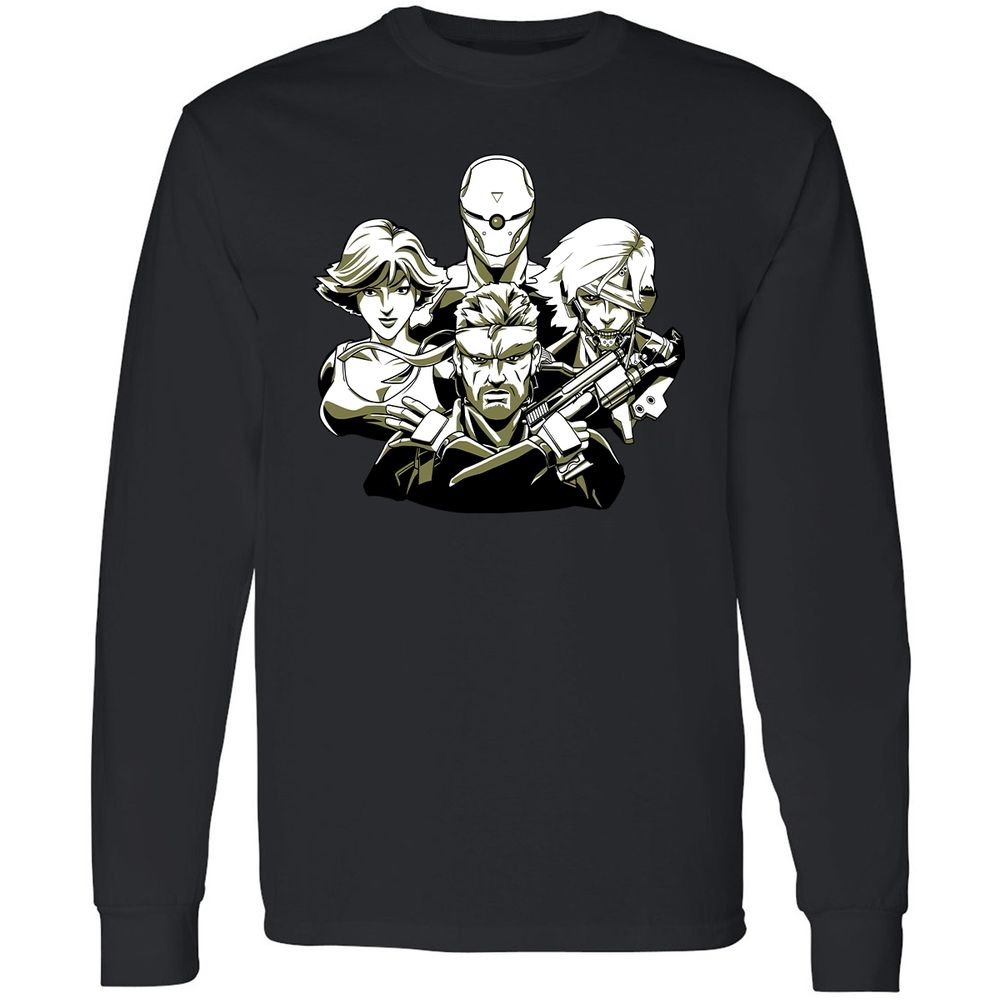 Long Sleeve T-Shirt - GJ8EC445 - Black - 1