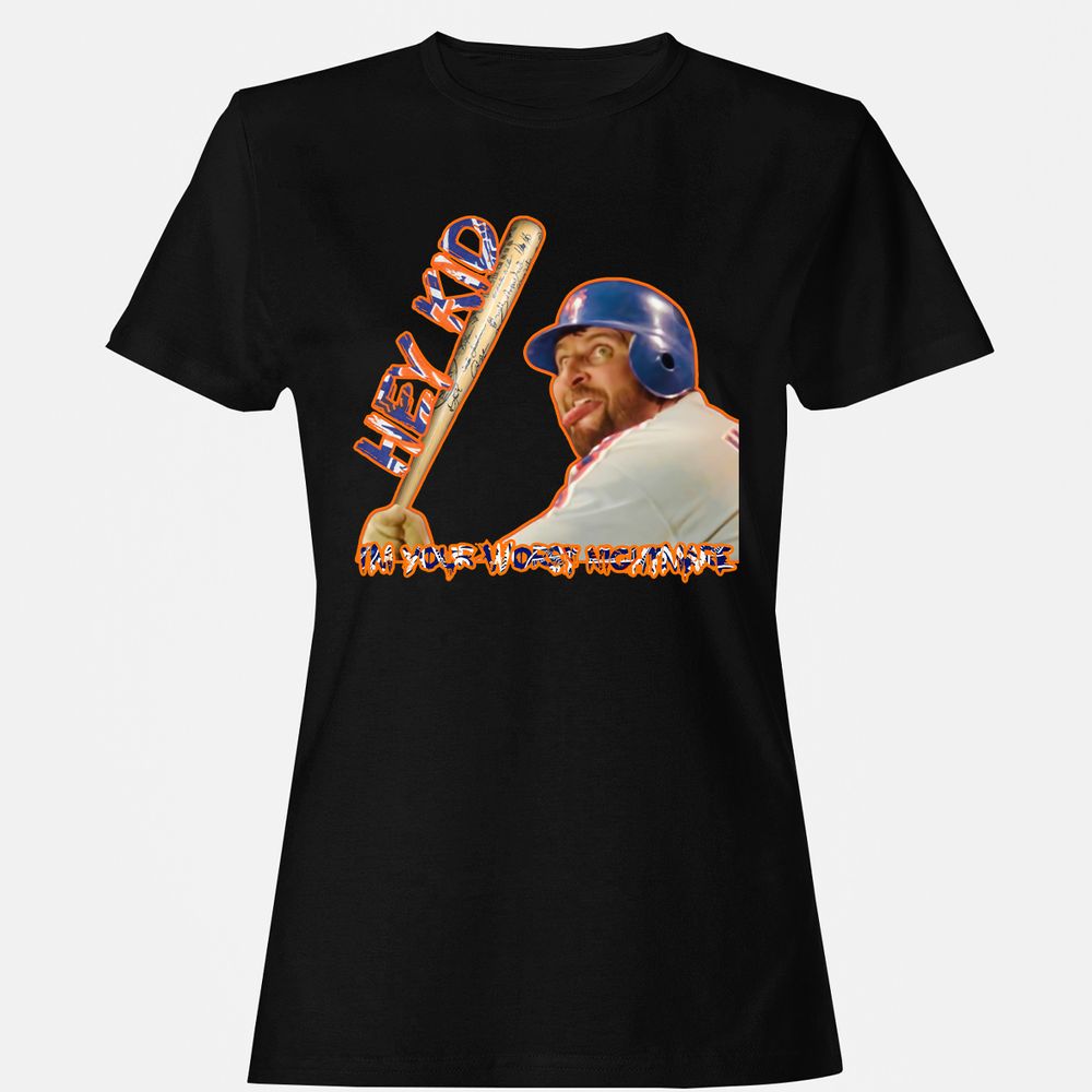 Women's T-Shirt - KQD89HGD - Black - 1