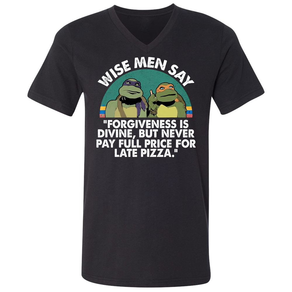 Unisex V-Neck T-Shirt - JET29G31 - Black - 1