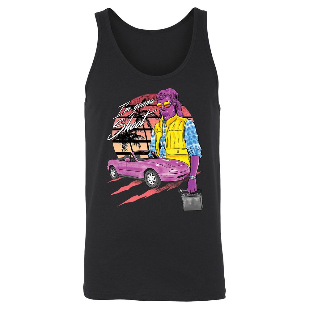 Unisex Jersey Tank - SPALQU54 - Black - 1