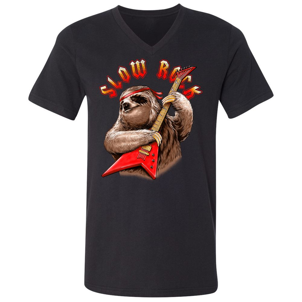 Unisex V-Neck T-Shirt - MLR2Z67B - Black - 1