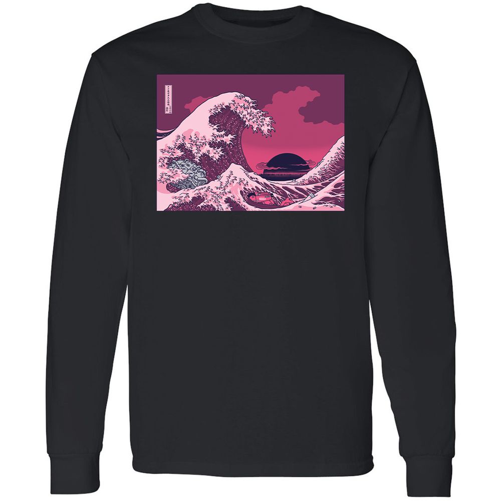 Long Sleeve T-Shirt - 4TNTMYQ7 - Black - 1