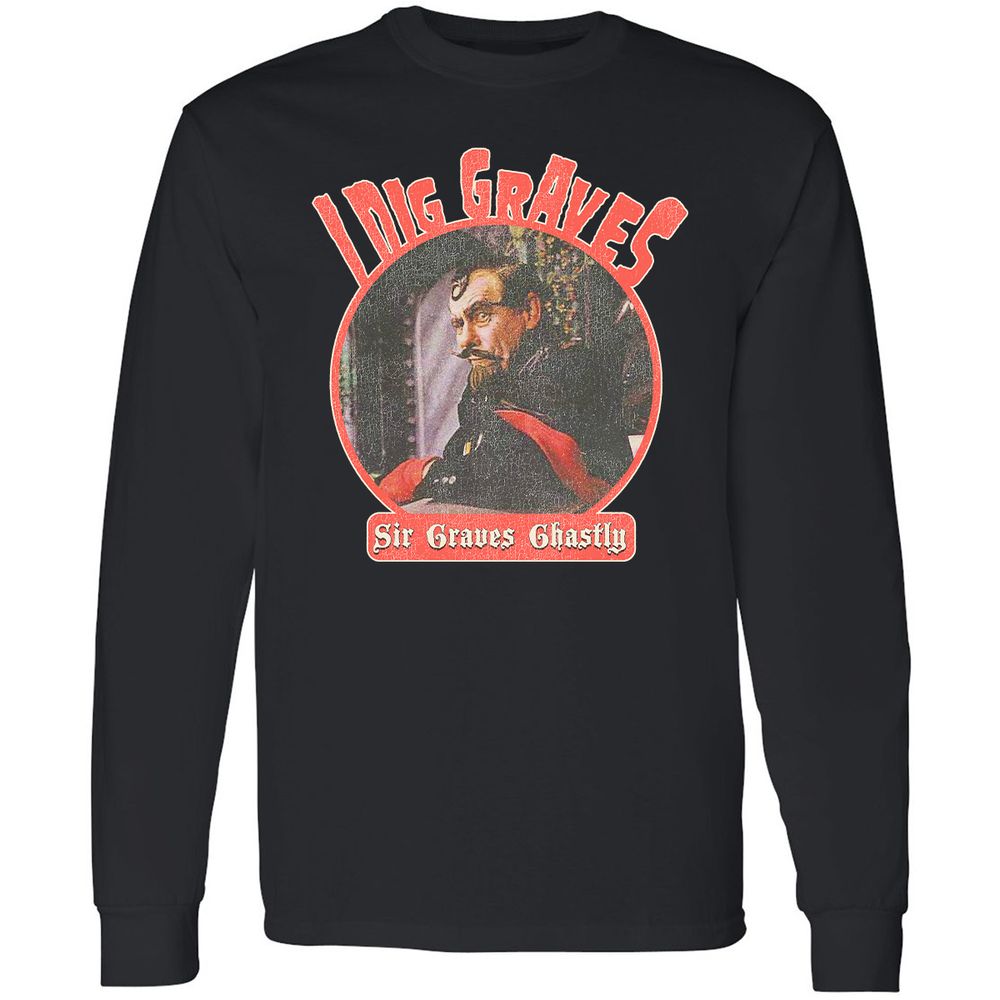 Long Sleeve T-Shirt - HJX9KPJW - Black - 1