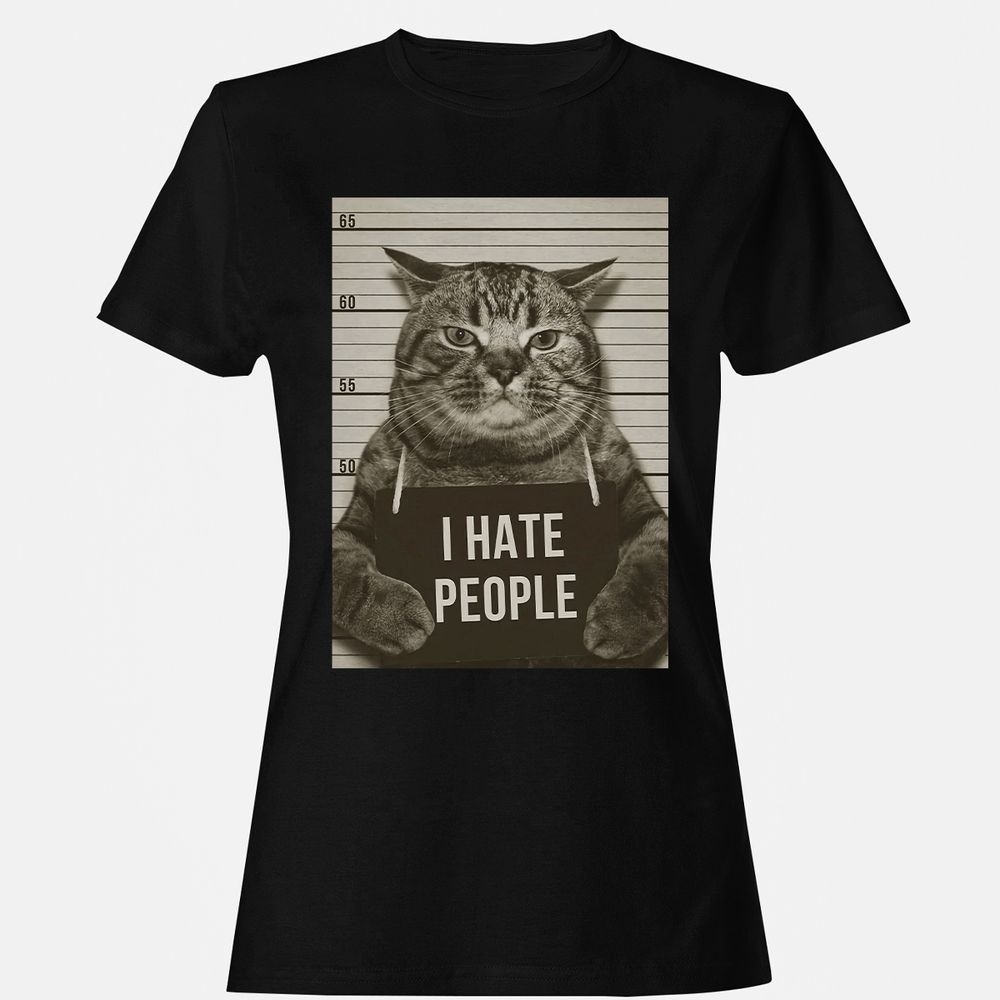 Women's T-Shirt - Q8WJD9UC - Black - 1