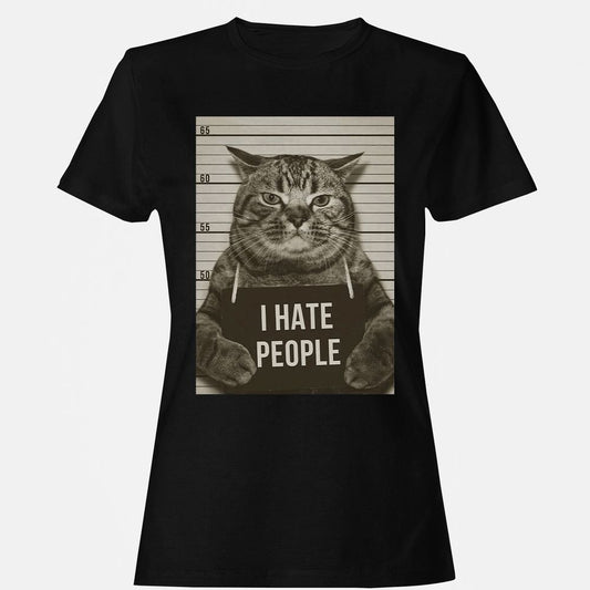 Women's T-Shirt - Q8WJD9UC - Black - 1