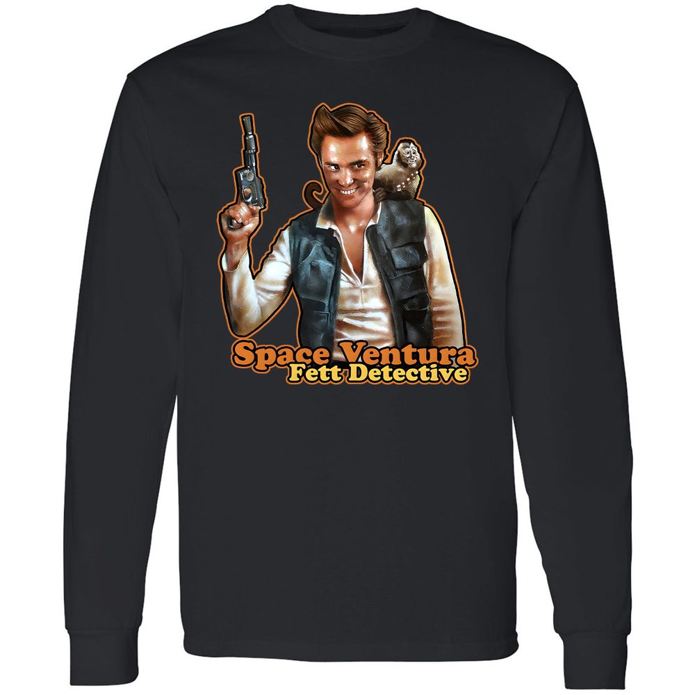 Long Sleeve T-Shirt - VU58AH57 - Black - 1