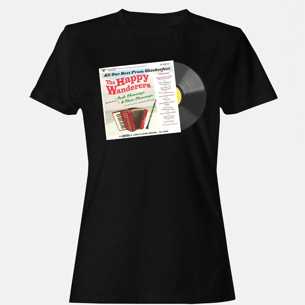 Women's T-Shirt - V95MRJMW - Black - 1
