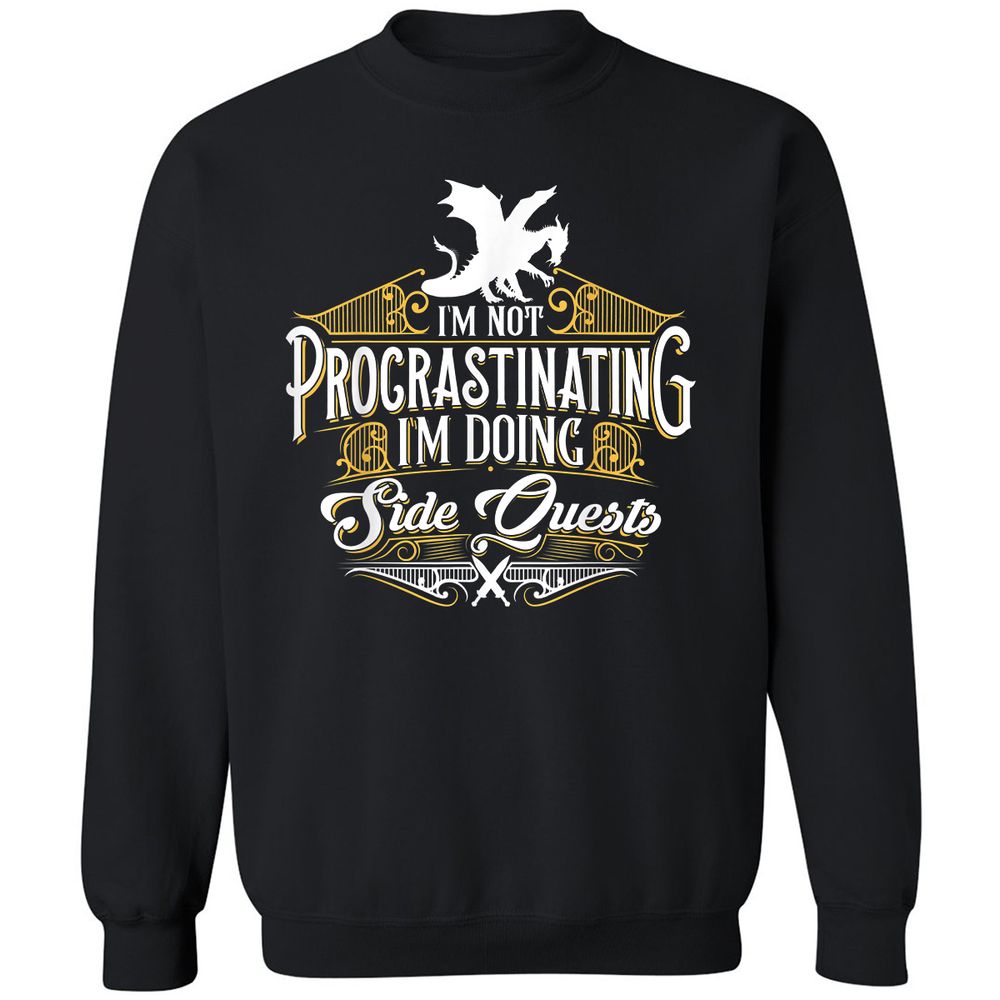 Classic Unisex Sweatshirt - 5FDTFQEY - Black - 1