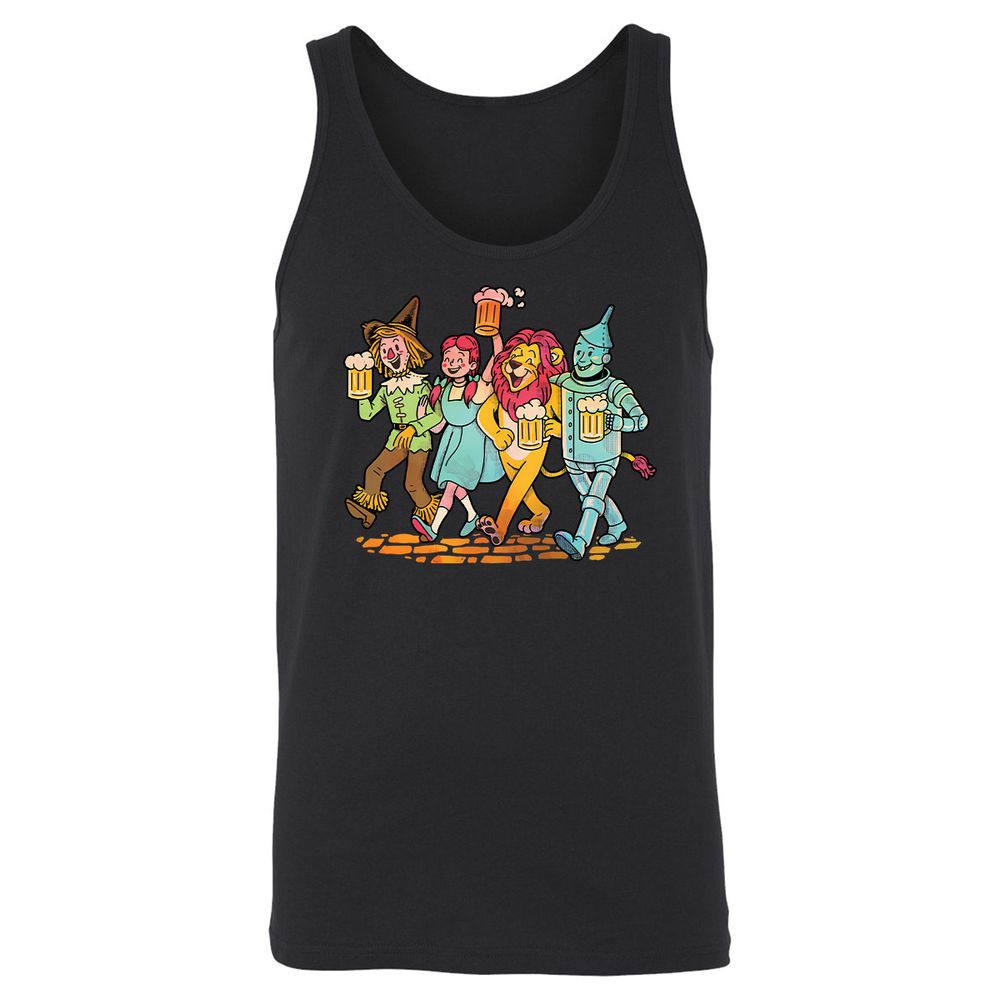 Unisex Jersey Tank - 4TQNMLNY - Black - 1