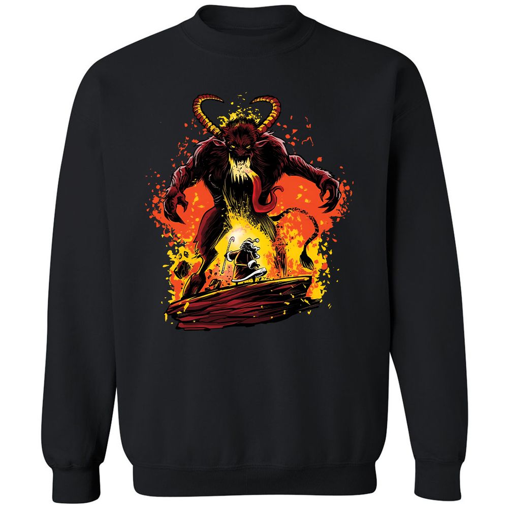Classic Unisex Sweatshirt - VZZQ5D7T - Black - 1