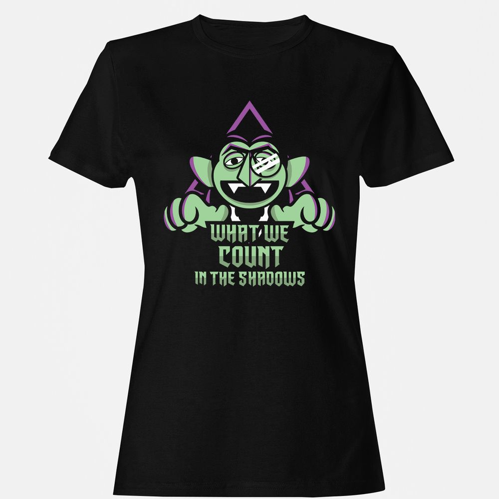 Women's T-Shirt - 11L7R1VQ - Black - 1