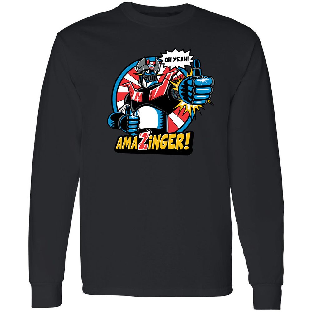 Long Sleeve T-Shirt - W491FDYK - Black - 1