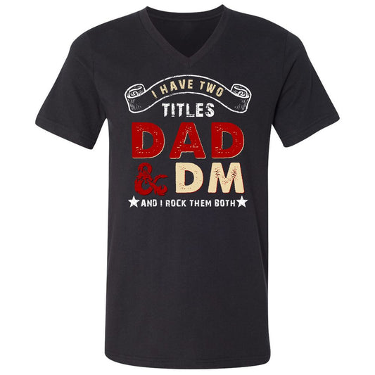 Unisex V-Neck T-Shirt - KHSN5LDP - Black - 1