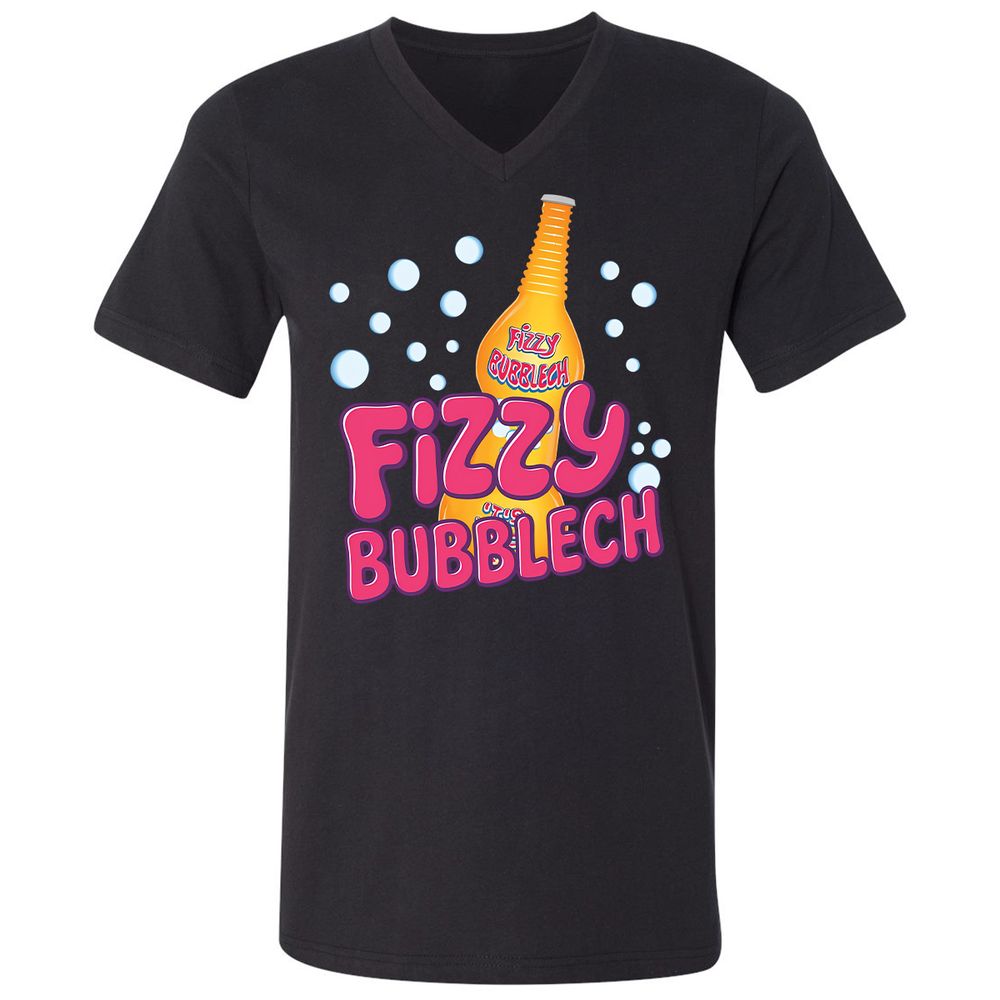 Unisex V-Neck T-Shirt - 111HERWY - Black - 1