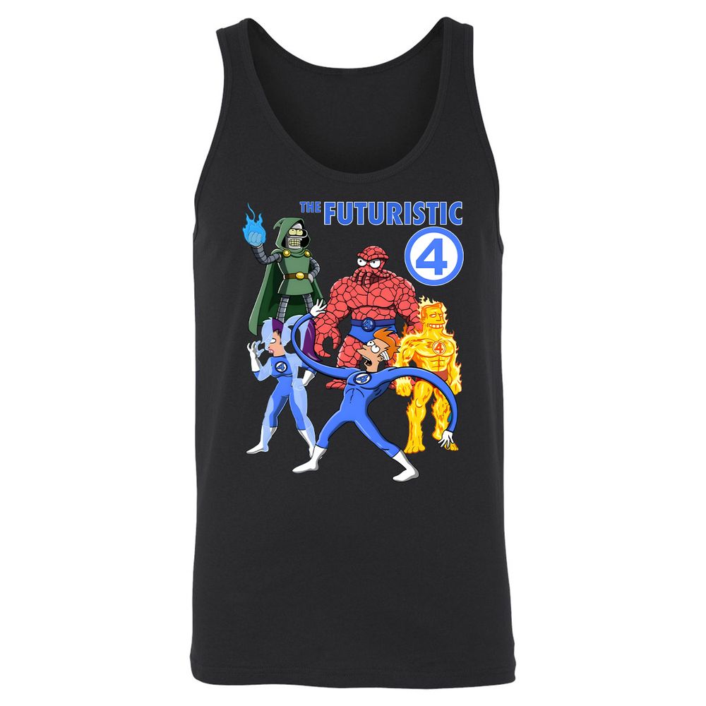 Unisex Jersey Tank - 6VNEZXRC - Black - 1