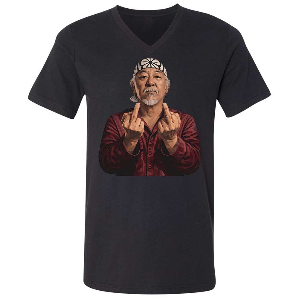 Unisex V-Neck T-Shirt - JS1MAWGU - Black - 1