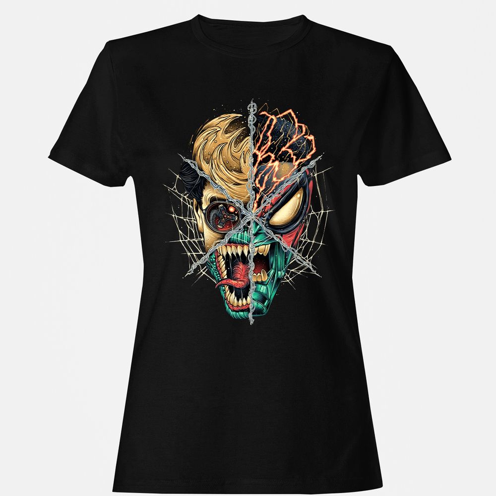 Women's T-Shirt - NJ49C2U6 - Black - 1