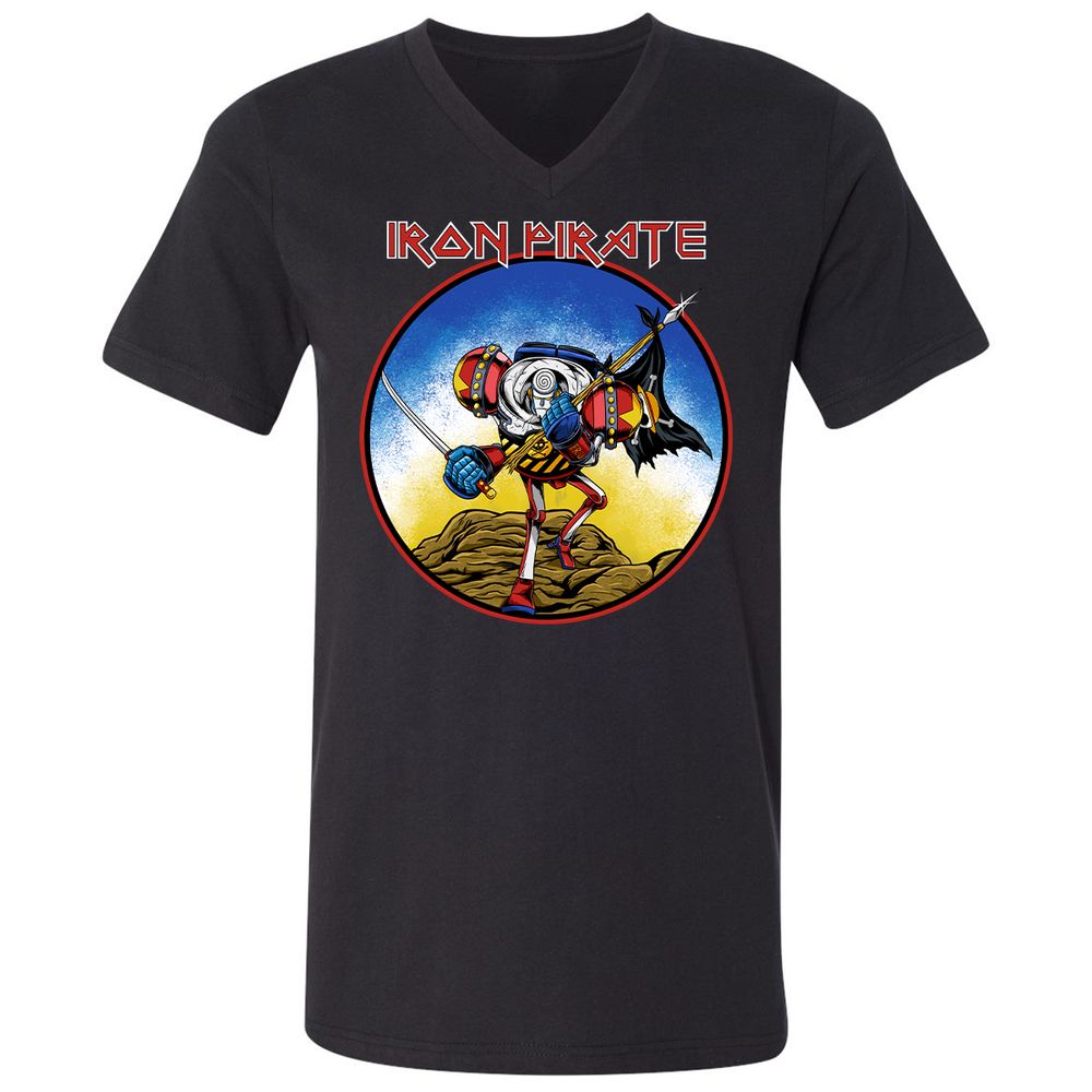 Unisex V-Neck T-Shirt - 3VTMB9AP - Black - 1