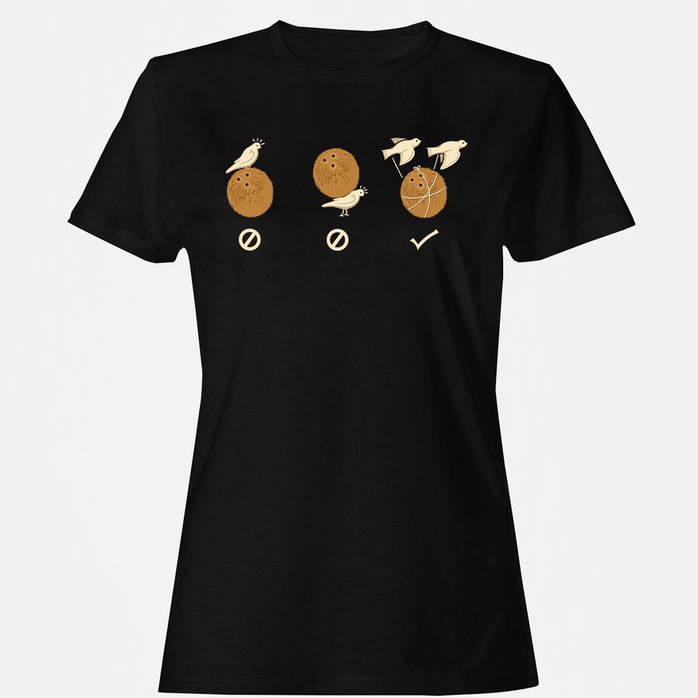 Women's T-Shirt - 16W26QSX - Black - 1