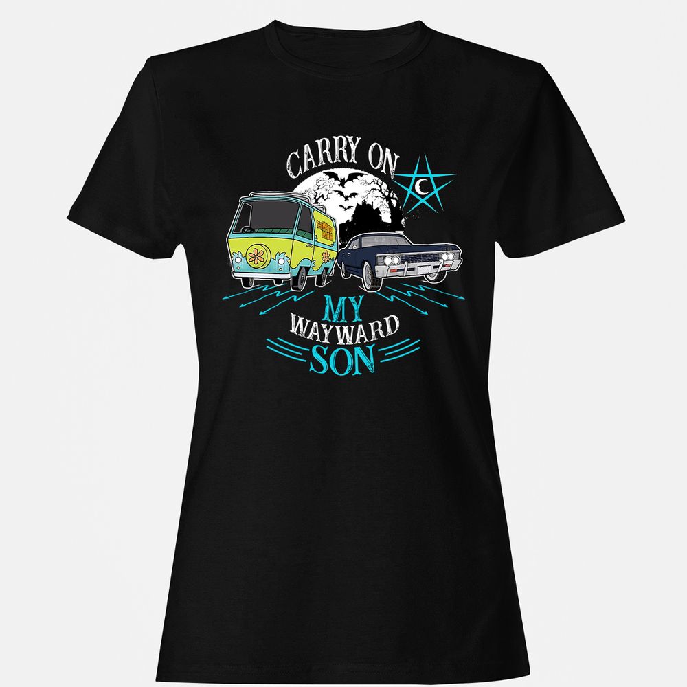 Women's T-Shirt - BQGWHJC5 - Black - 1