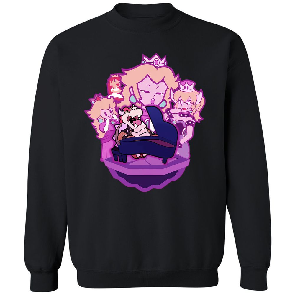 Classic Unisex Sweatshirt - QGU37UKW - Black - 1