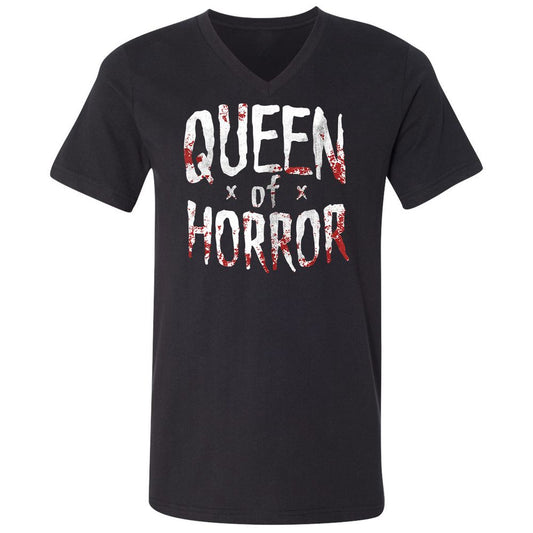 Unisex V-Neck T-Shirt - NFZNU3F8 - Black - 1