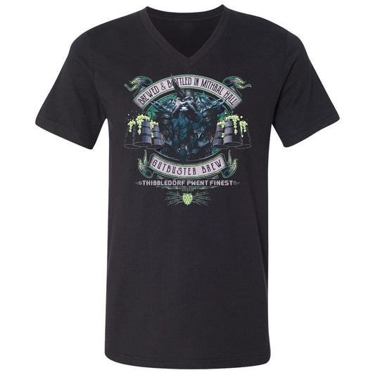 Unisex V-Neck T-Shirt - NL39G1LK - Black - 1