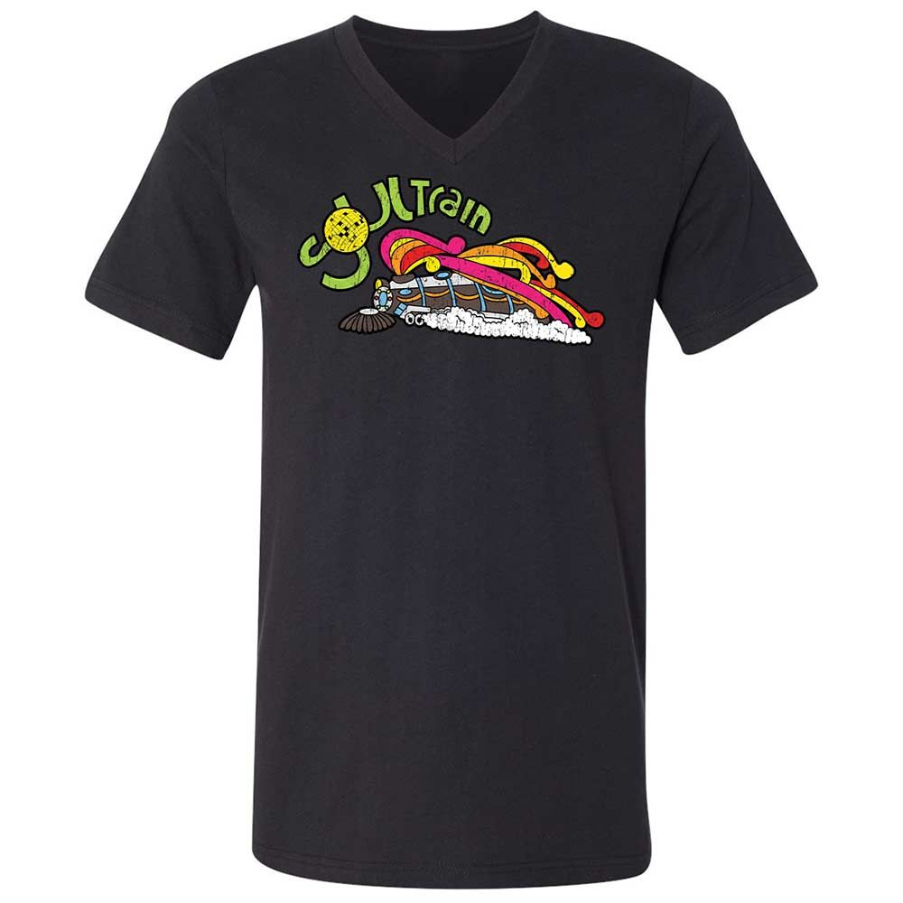 Unisex V-Neck T-Shirt - X5GFR4KM - Black - 1