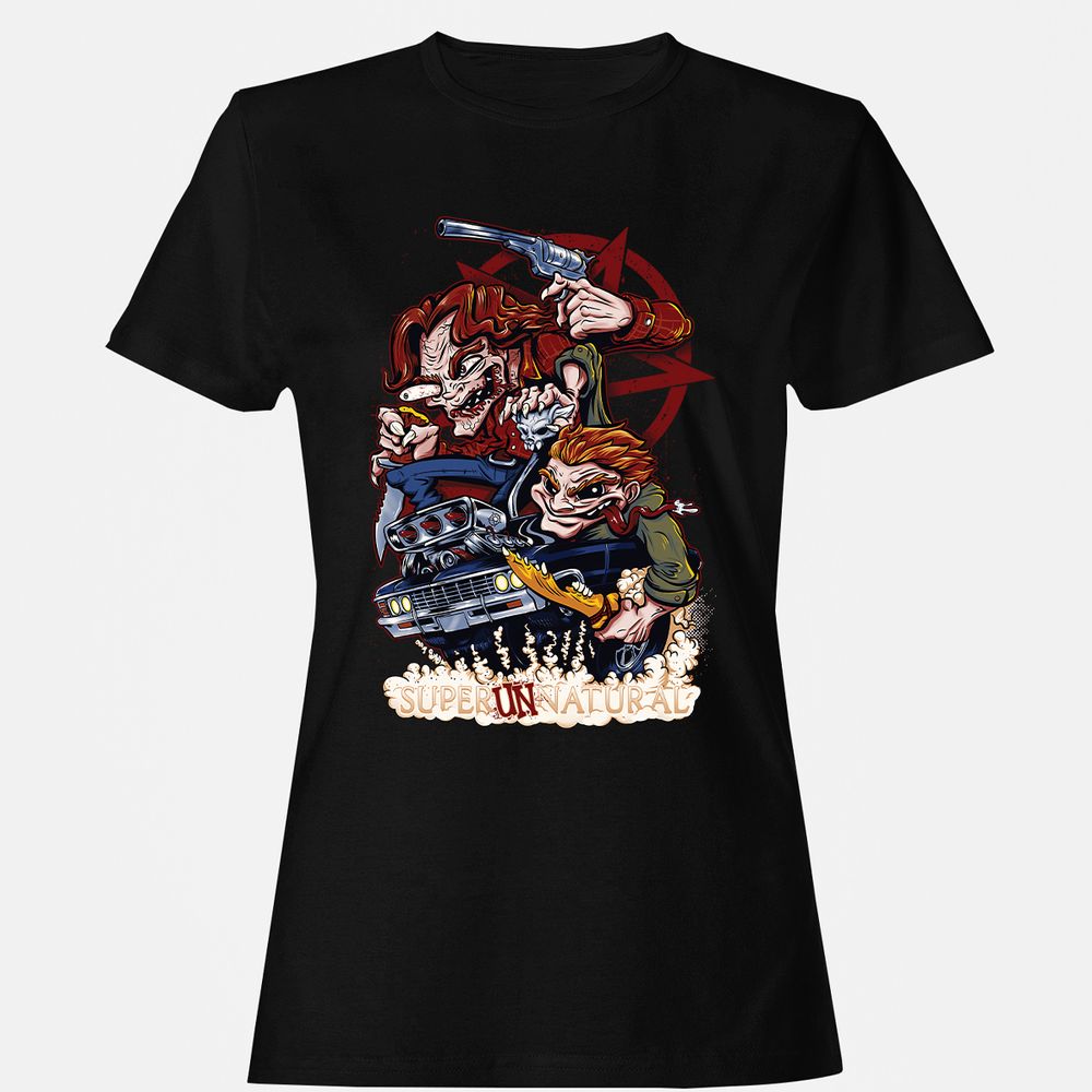 Women's T-Shirt - RNKY7E6M - Black - 1