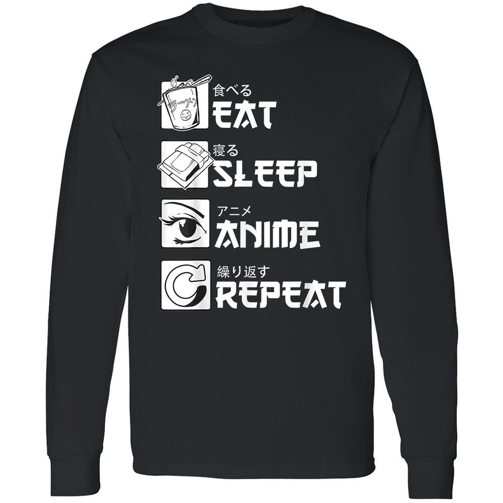 Long Sleeve T-Shirt - XR2PAX9W - Black - 1