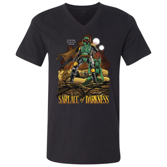 Unisex V-Neck T-Shirt - 91G6G2RL - Black - 1