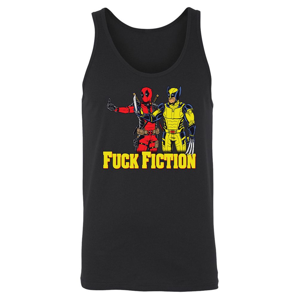 Unisex Jersey Tank - HM4GSYDJ - Black - 1