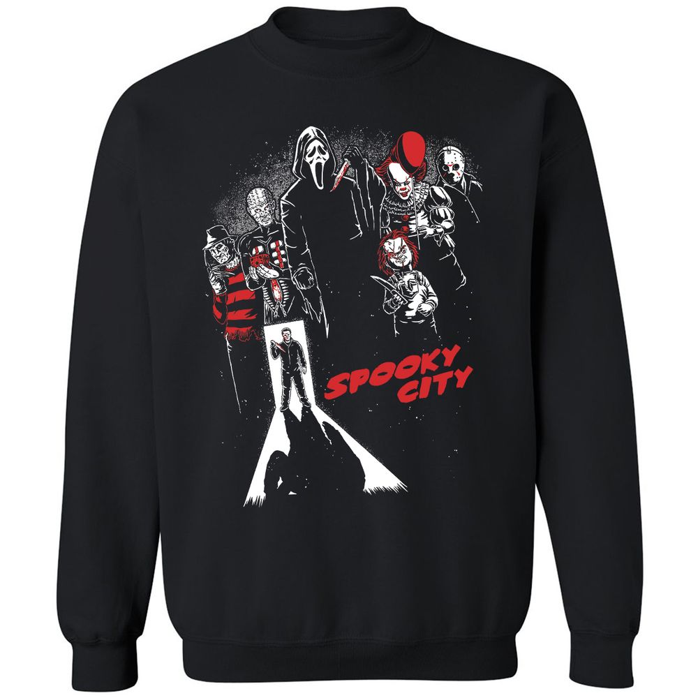 Classic Unisex Sweatshirt - HVG5UZZG - Black - 1