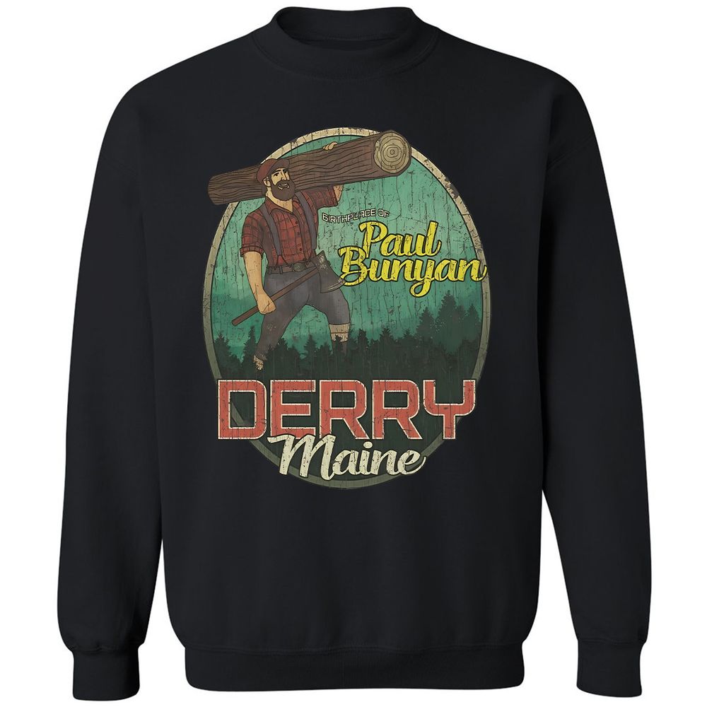 Derry Birthplace of Paul Bunyan - Black - 1