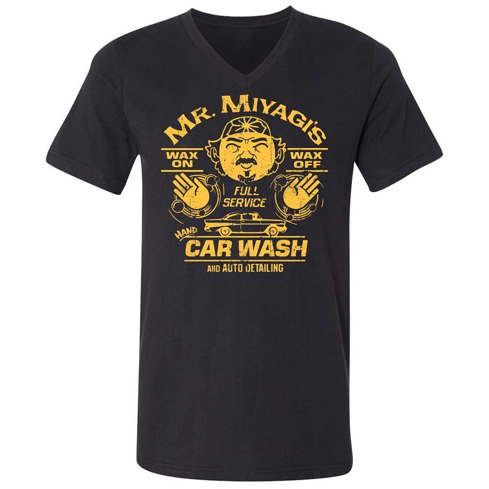 Unisex V-Neck T-Shirt - SJRBML2E - Black - 1