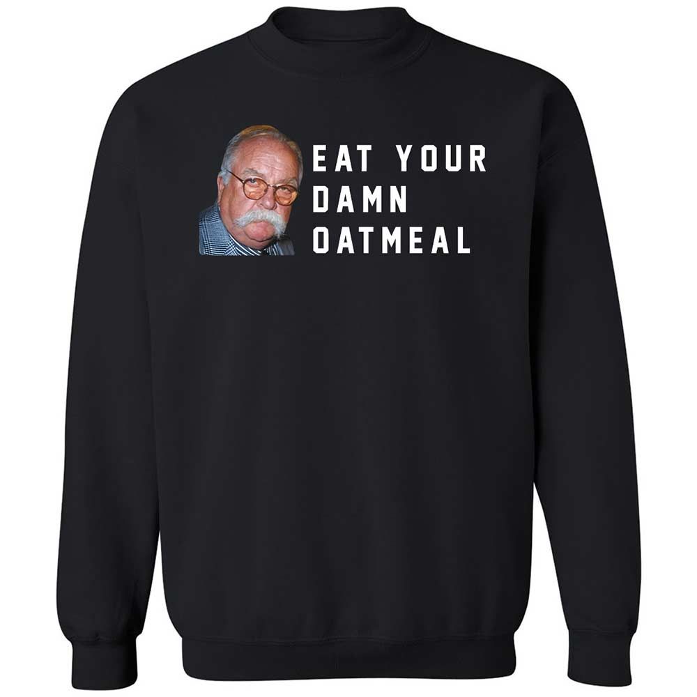 Eat Your Damn Oatmeal - Black - 1