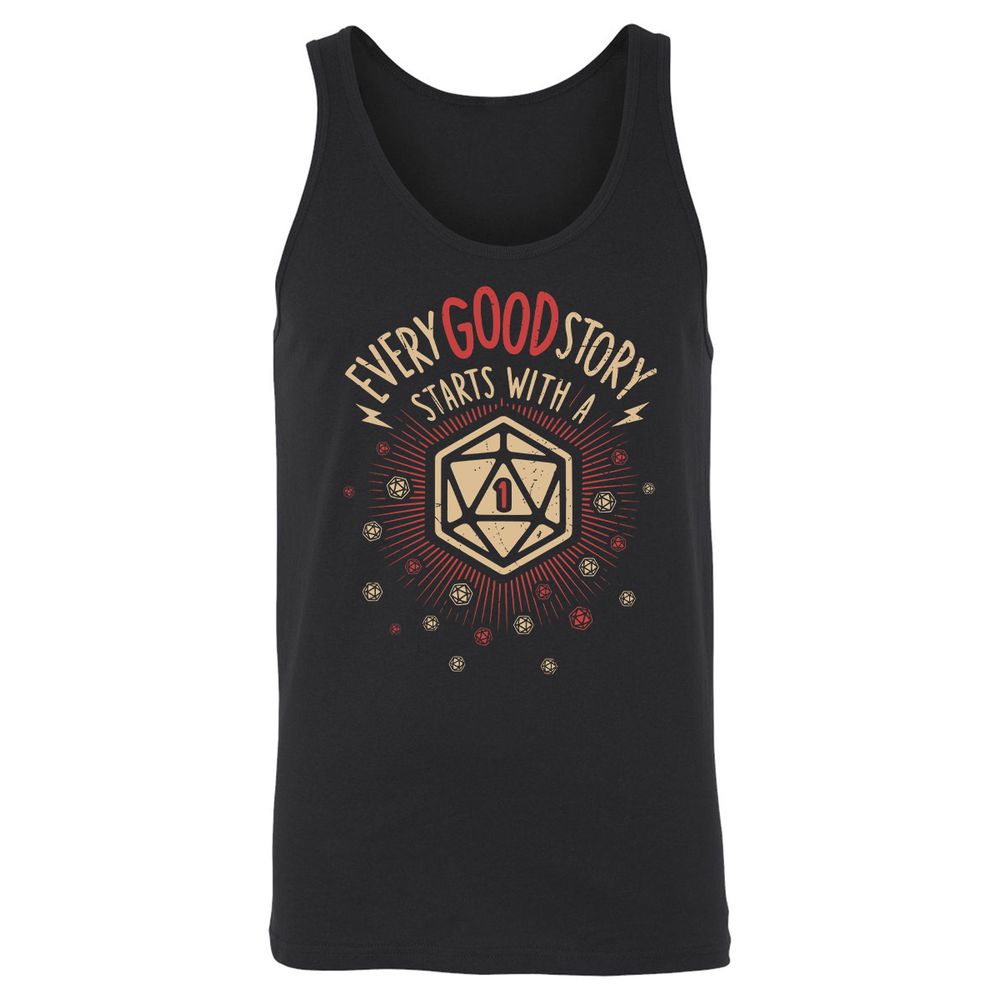 Unisex Jersey Tank - UVMMW9KT - Black - 1