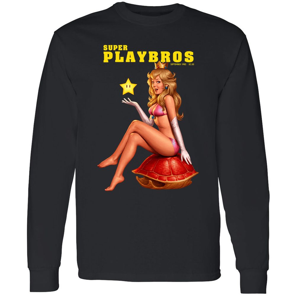 Long Sleeve T-Shirt - SSVYHSPG - Black - 1