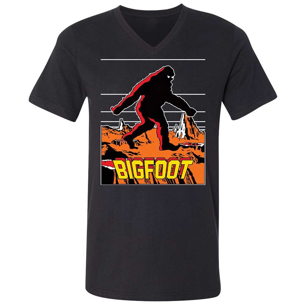 Unisex V-Neck T-Shirt - V5MMYFWM - Black - 1