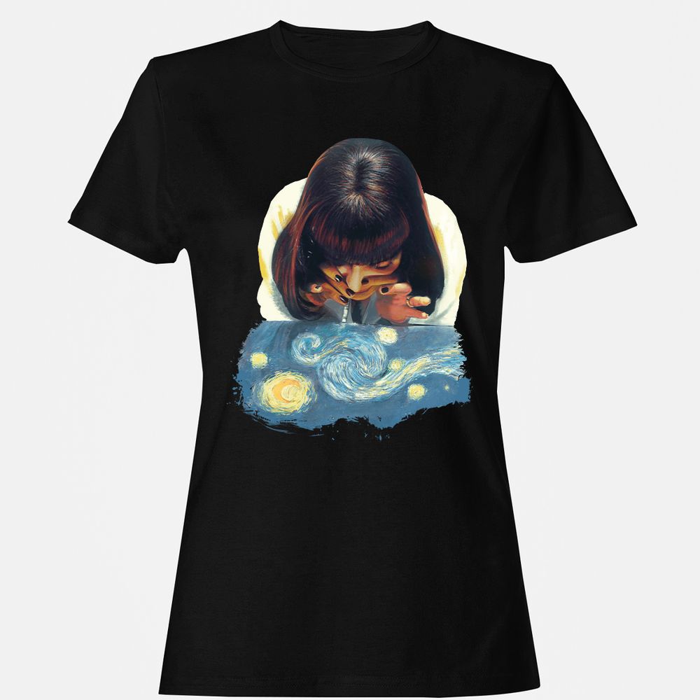 Women's T-Shirt - VEHCSS1V - Black - 1