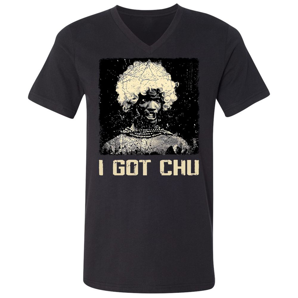 Unisex V-Neck T-Shirt - ZEMCYDUK - Black - 1
